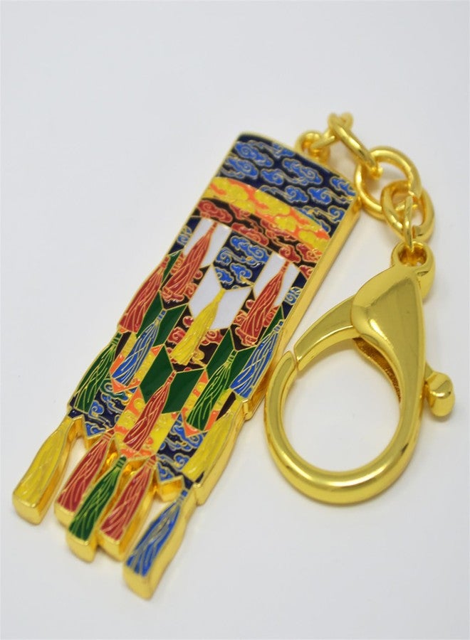 Fengshuibringluck Feng Shui ""WINNING LUCK"" Victory Banner Good Luck Success Amulet Keychain, Small - Image 3